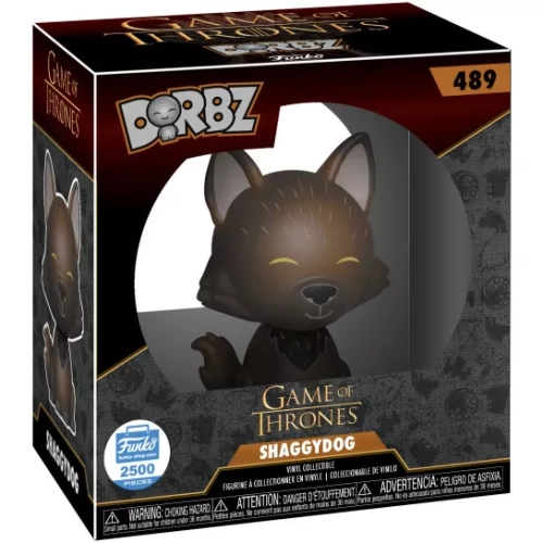 Funko Pop! Shaggydog #489 Game of Thrones Dorbz Vinyl Figure Box