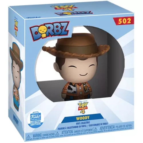 Funko Pop! Woody #502 Disney Pixar Toy Story 4 Dorbz Box