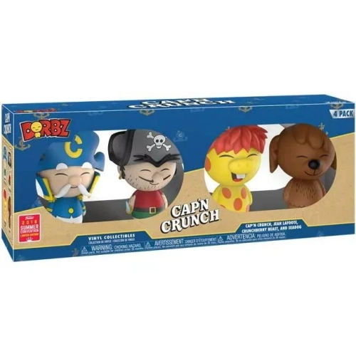 Funko Pop! Jean Lafoote 4 Pack Cap'n Crunch Dorbz Vinyl Figure Box