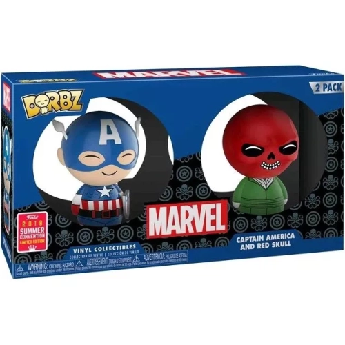 Funko Pop! Red Skull 2 Pack Marvel Dorbz Vinyl Figure Box