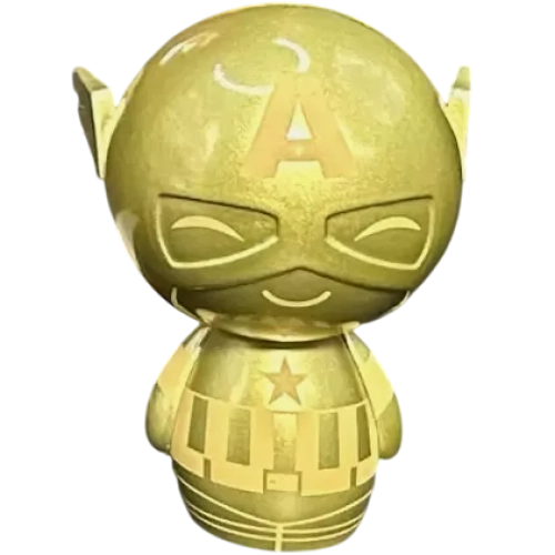 Funko Pop! Captain America Gold Marvel Dorbz Vinyl Figure