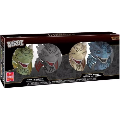 Funko Pop! Rhaegal 4 Pack Game of Thrones Dorbz Vinyl Figure Box