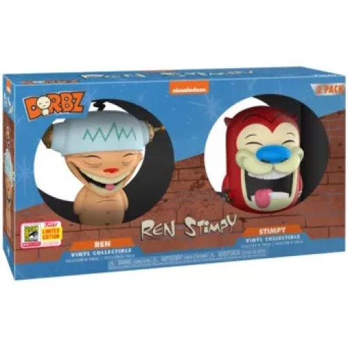 Funko Pop! Ren 2 Pack Ren and Stimpy Dorbz Vinyl Figure Box