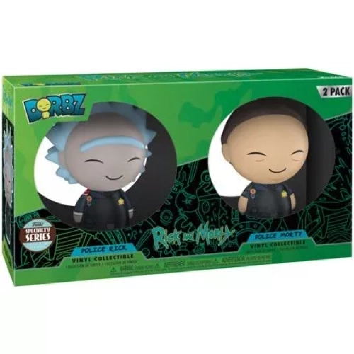Funko Pop! Police Morty 2 Pack Rick and Morty Dorbz Box
