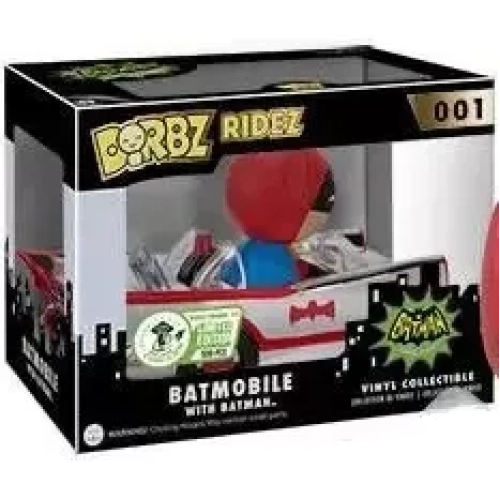 Funko Pop! Batmobile with Batman #01 Chrome Batman Classic TV Series Box