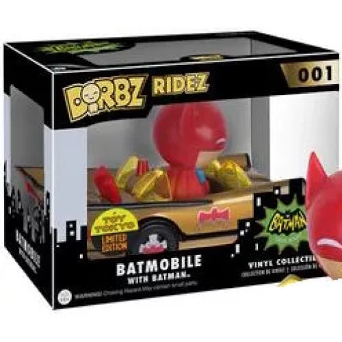 Funko Pop! Batmobile with Batman #01 Gold Batman Classic TV Series Box