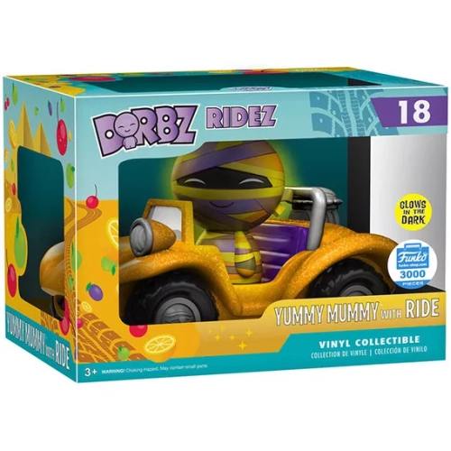 Funko Pop! Yummy Mummy with Ride #18 Glows in the Dark Box