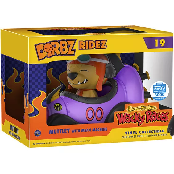 Muttley with Mean Machine Box