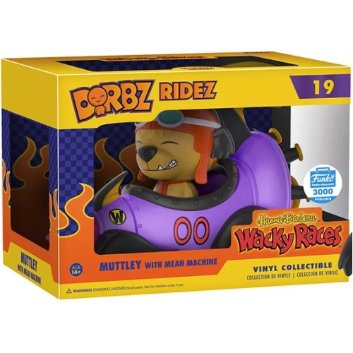 Funko Pop! Muttley with Mean Machine #19 Hanna Barbera Wacky Races Box