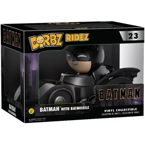 Funko Pop! Batman with Batmobile #23 Dorbz Ridez Vinyl Figure Box