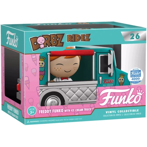 Funko Pop! Freddy Funko with Ice Cream Truck #26 Dorbz Ridez Box