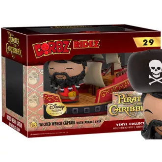Wicked Wench Captain with Pirate Ship Box