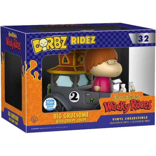 Funko Pop! Big Gruesome with Creepy Coupe #32 Hanna Barbera Wacky Races Box