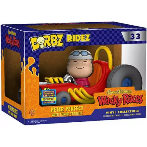 Funko Pop! Peter Perfect with Turbo Terrific #33 Hanna Barbera Wacky Races Box