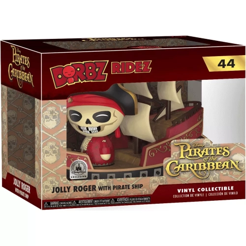 Funko Pop! Jolly Roger with Pirate Ship #44 Disney Pirates of the Caribbean Box