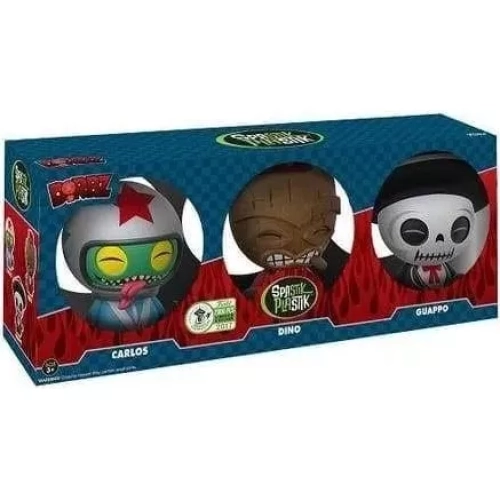Funko Pop! Dino 3 Pack Spastik Plastik Dorbz Vinyl Figure Box