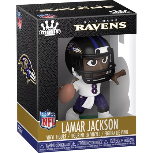 Funko Pop! Lamar Jackson Minis Assortment Baltimore Ravens Box