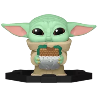 Grogu with Food