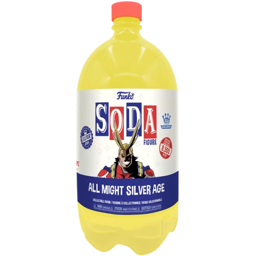 Funko Pop! All Might Silver Age Soda 3 Liter Bottle Box