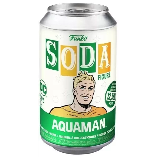 Funko Pop! Aquaman Soda Canister Vinyl Figure Box