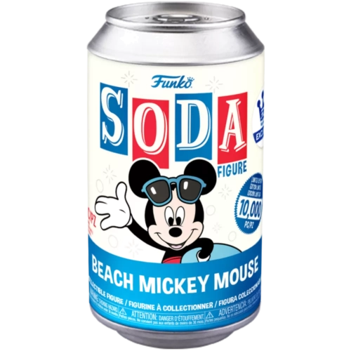 Funko Pop! Beach Mickey Mouse Soda Canister Vinyl Figure Box