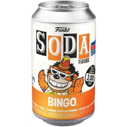 Funko Pop! Bingo Soda Canister Chase Flocked The Banana Splits Box