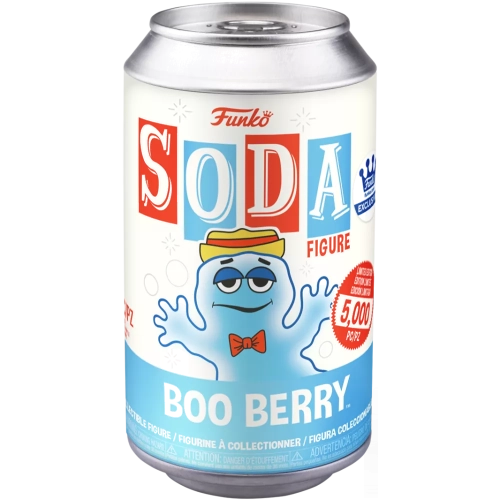 Funko Pop! Boo Berry Soda Canister Glows in the Dark Box
