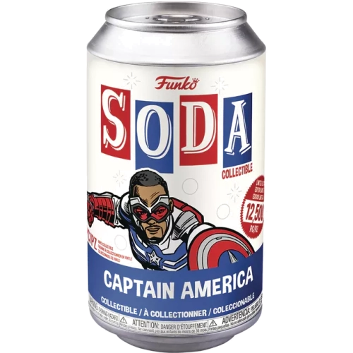 Funko Pop! Captain America Soda Canister Sam Wilson Box