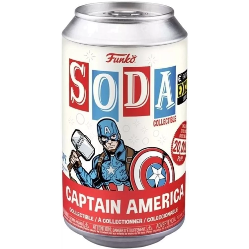 Funko Pop! Captain America Soda Canister Avengers Avengers: Endgame Box