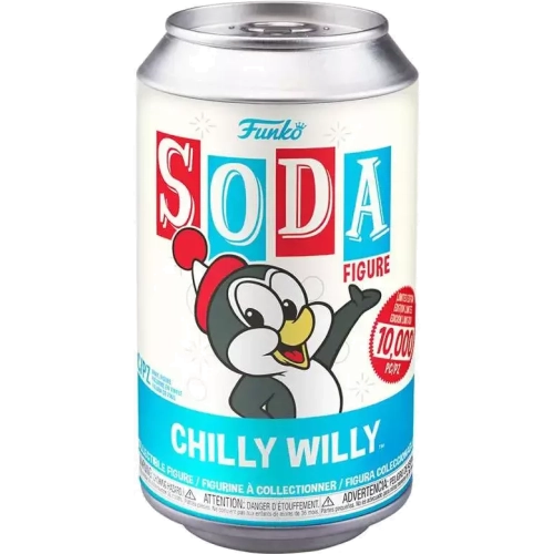 Funko Pop! Chilly Willy Soda Canister Frozen Chase Glitter Box