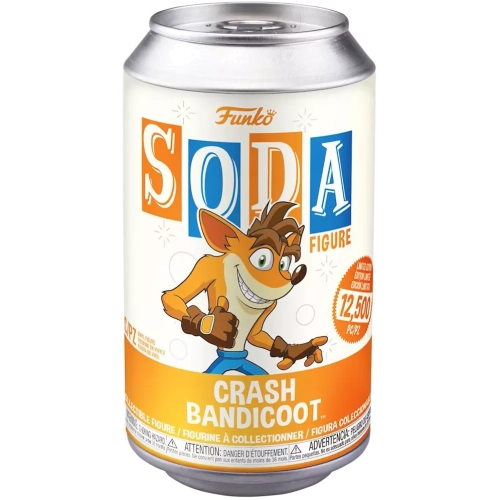 Funko Pop! Crash Bandicoot Soda Canister Chase Gold Box