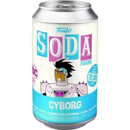 Funko Pop! Cyborg Soda Canister Chase Glows in the Dark Box