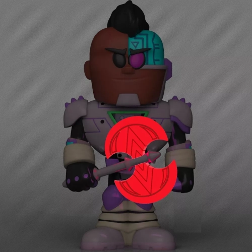 Funko Pop! Cyborg Soda Canister Chase Glows in the Dark