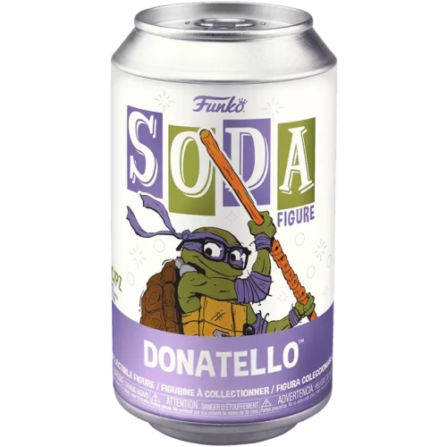 Funko Pop! Donatello Soda Canister Mutant Mayhem Chase Glows in the Dark Box
