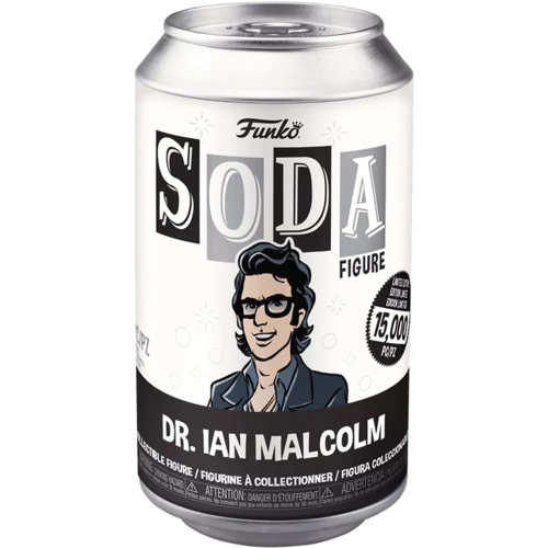Funko Pop! Dr. Ian Malcolm Soda Canister Jurassic Park Box