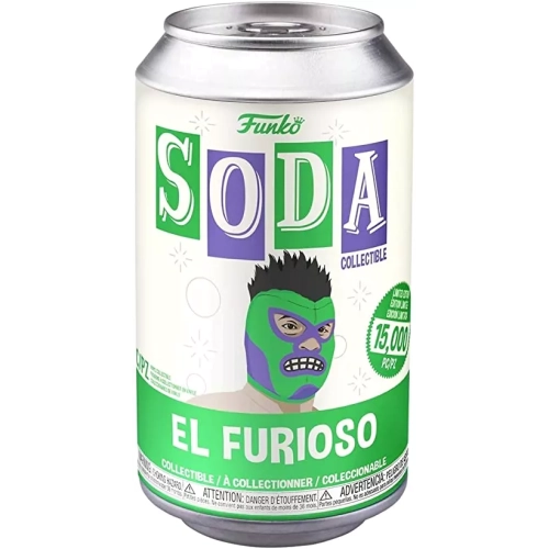 Funko Pop! El Furioso Soda Canister Chase Metallic Box