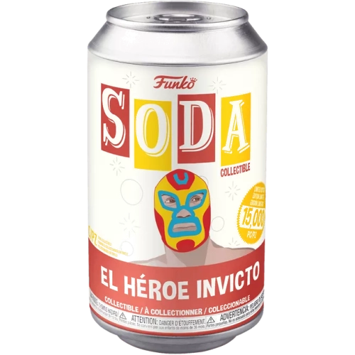 Funko Pop! El Heroe Invicto Soda Canister Chase Metallic Box