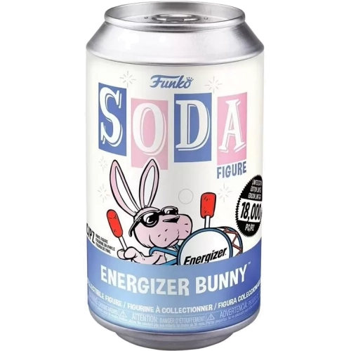 Funko Pop! Energizer Bunny Soda Canister Chase Metallic Box