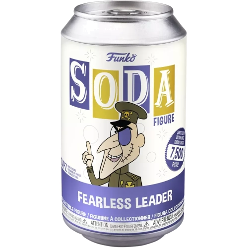 Funko Pop! Fearless Leader Soda Canister Rocky And Bullwinkle Box