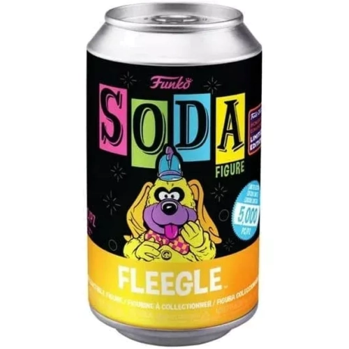 Funko Pop! Fleegle Soda Canister Pink Chase Blacklight Box