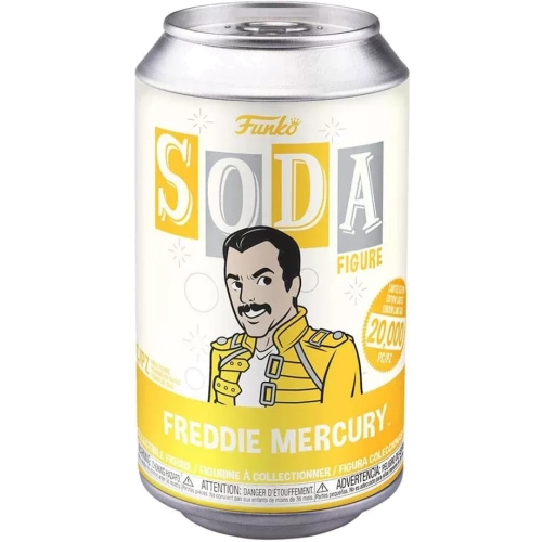 Funko Pop! Freddie Mercury Soda Canister Queen Vinyl Figure Box