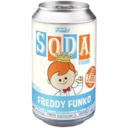 Funko Pop! Freddy Funko (Bow Tie) Soda Canister Lemon-Lime Shirt Box