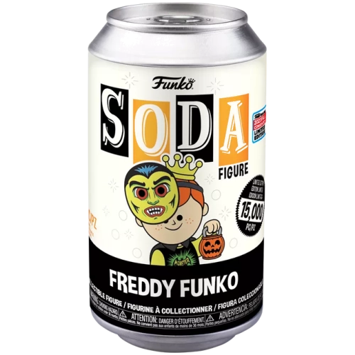 Funko Pop! Freddy Funko (Trick or Treat) Soda Canister Box