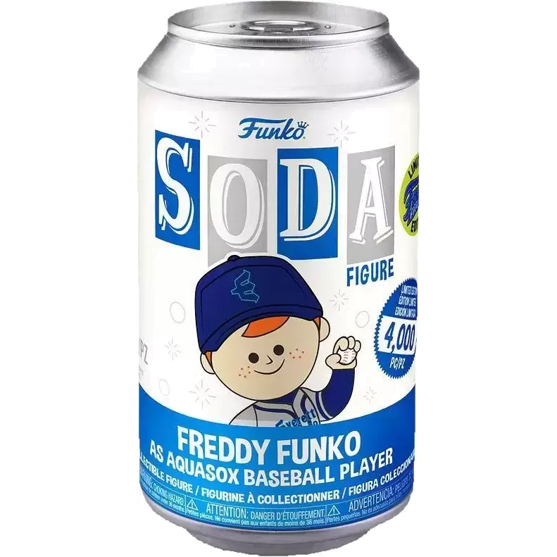 Freddy Funko as Aquasox Baseball Player Box