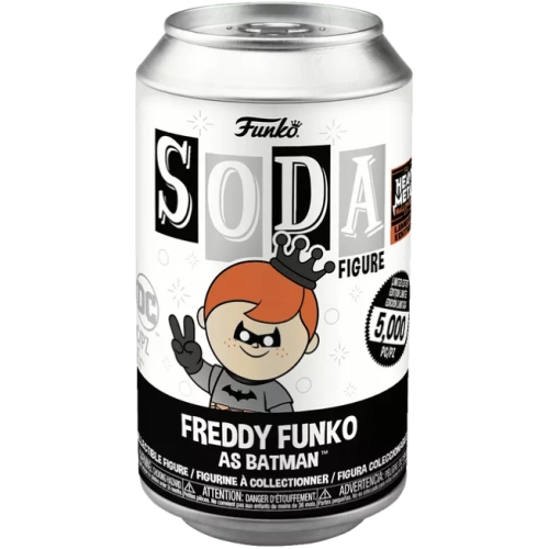 Funko Pop! Freddy Funko as Batman Soda Canister Black and Gray Box
