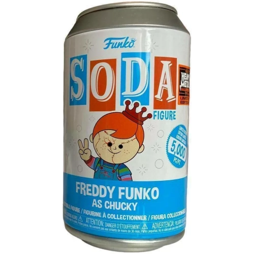 Funko Pop! Freddy Funko as Chucky Soda Canister Chase Bloody Box
