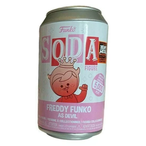 Funko Pop! Freddy Funko as Devil Soda Canister Pink Gradient Box