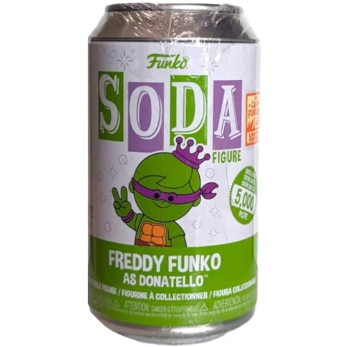 Funko Pop! Freddy Funko as Donatello Soda Canister Box
