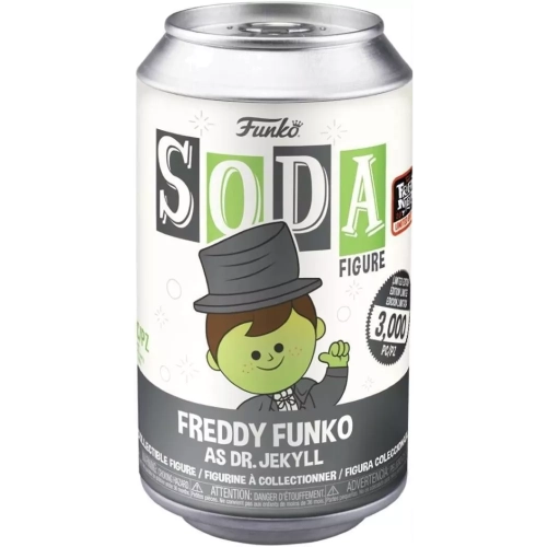 Funko Pop! Freddy Funko as Dr. Jekyll Soda Canister Box