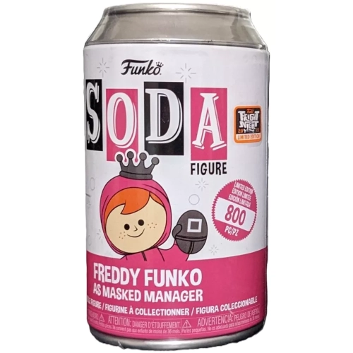 Funko Pop! Freddy Funko as Masked Manager Soda Canister Box